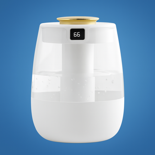Stille Nattlysmodus – 1300 ml Tank – Tørr Luftlindring for Soverom & Barnerom Luvikno