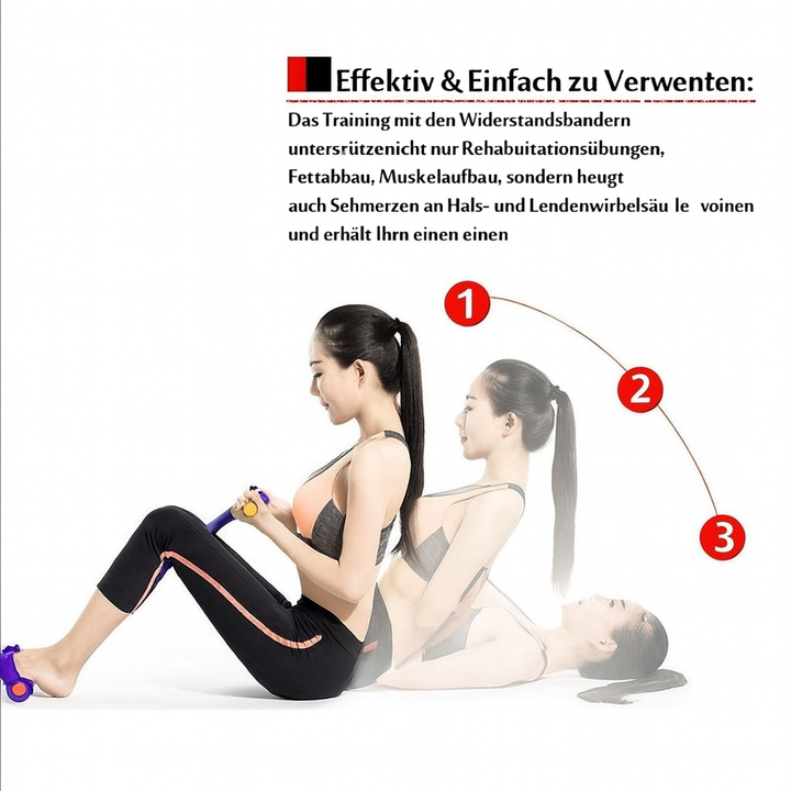 Sit-up treningsapparat for fitnessøvelser | Luvikno