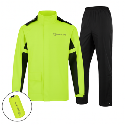 Luvik | Unisex Moottoripyörä Sateenake - vedenpitävä ja hengittävä - Kevyt muotoilu