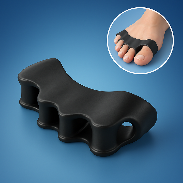 FlexAlign Tå Separator | Tå Justering og Smertelindring – Ideell for Hallux Valgus - Overlappende Tær - og Fot Komfort Luvikno