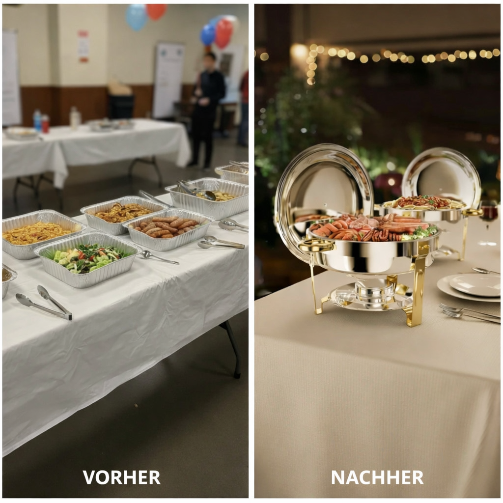 FlammaServ — Forvandler ethvert buffet til et varmt festmåltid som gjestene dine vil elske | Luvikno