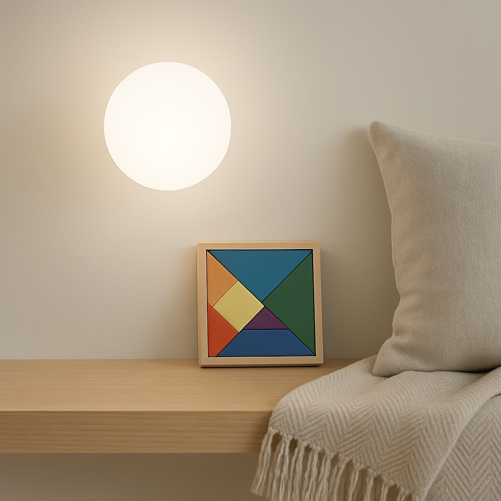 LumaGlow – Moderne Vegglampe med Matt Glasskjerm og Elegant Base Luvikno