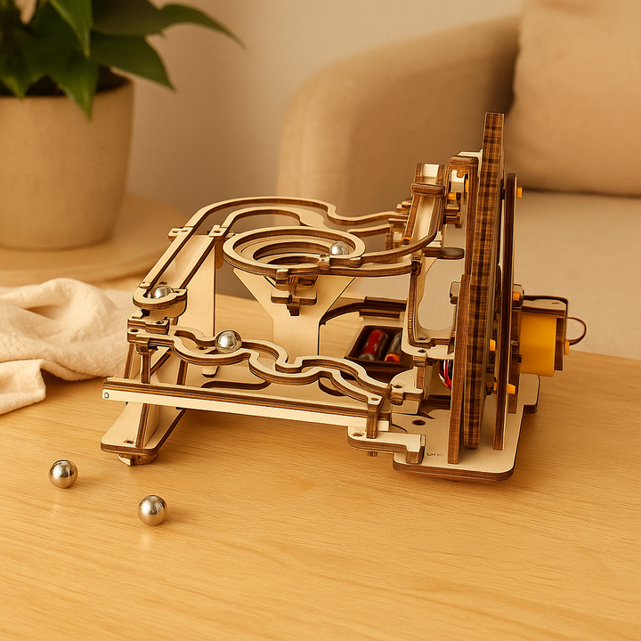 TrackMaster 3D Ball Track Puzzle – DIY mekanisk byggesett for tenåringer og voksne Luvikno