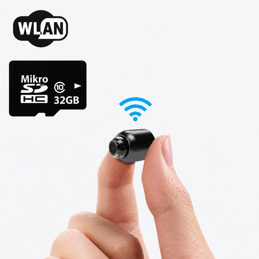 Ultrakompakt Wi-Fi overvåkningskamera med nattsyn | Luvikno