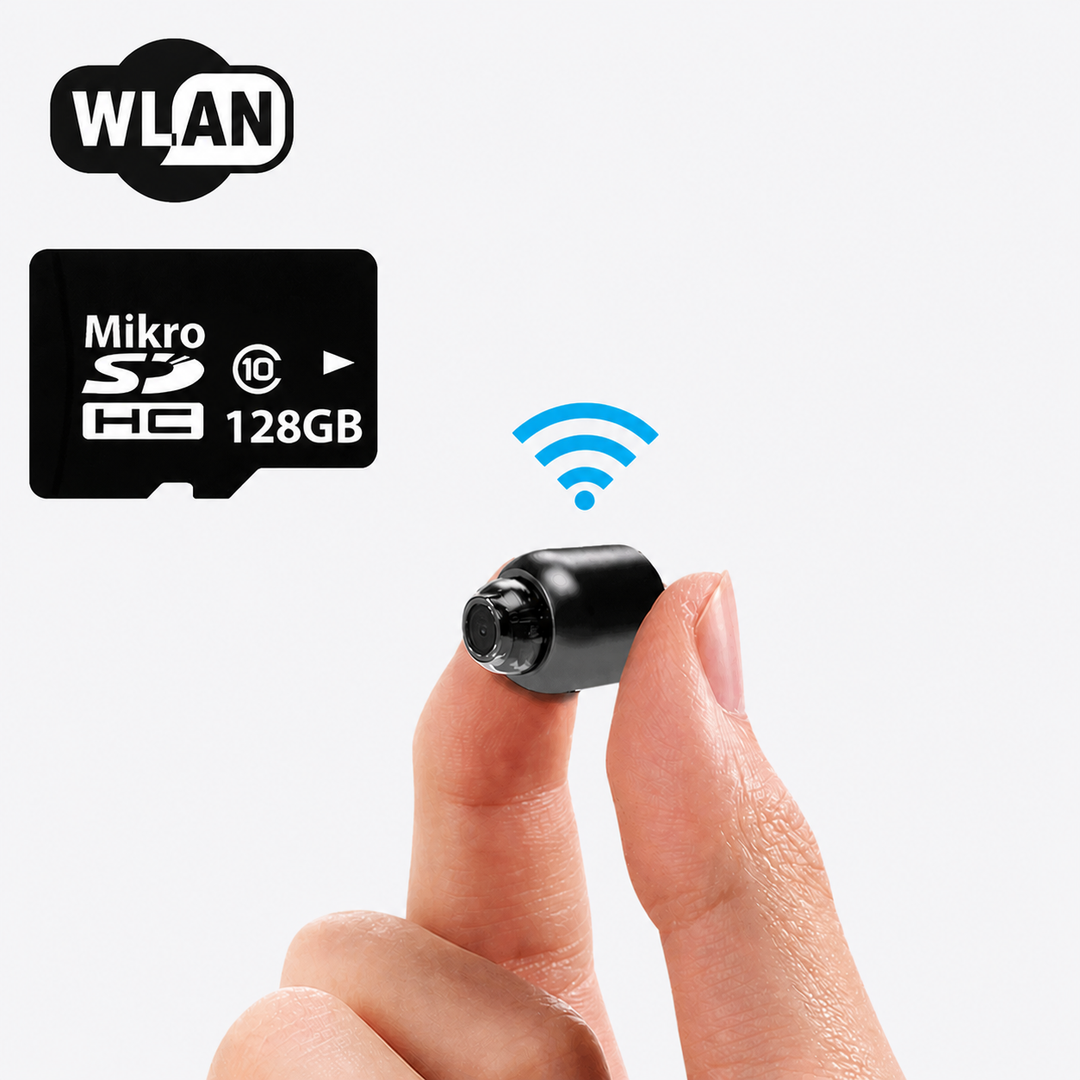 Ultrakompakt Wi-Fi overvåkningskamera med nattsyn | Luvikno