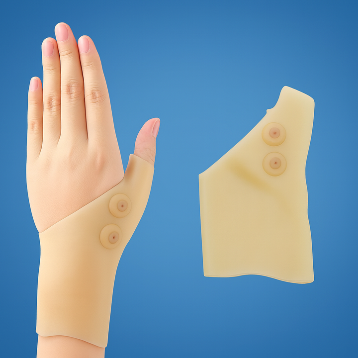 Smertelindring + Kompresjon – Non-Slip Silikon – Artritt & Leddstøtte for Hverdagskomfort Luvikno
