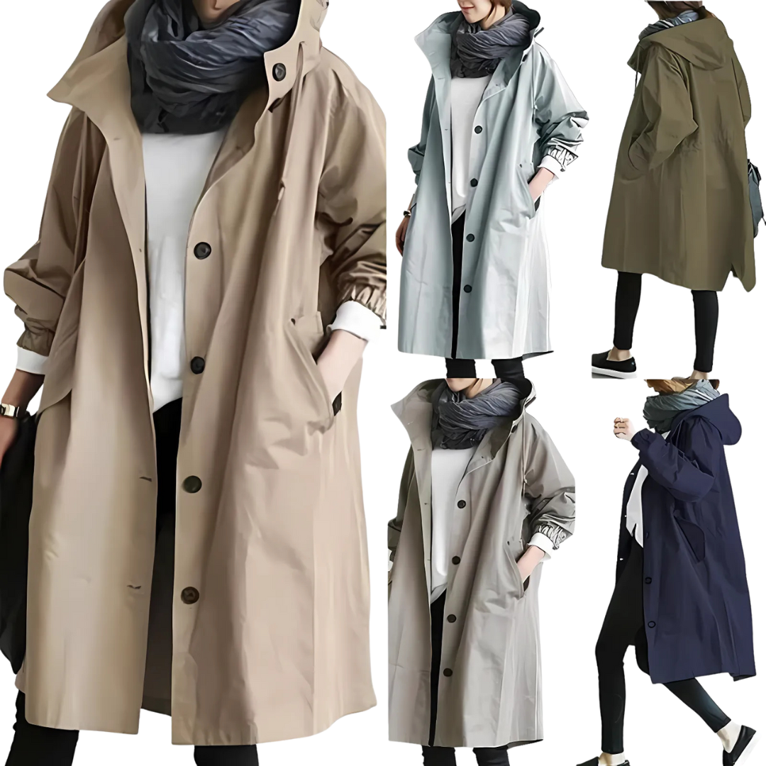 Luvik | Sadetakki hupulla - Vedenpitävä - Yliurheilullinen tuulenpitävä