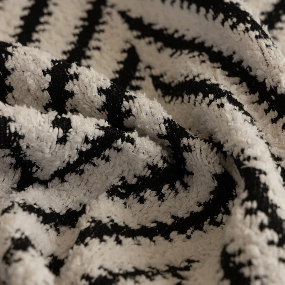 Luvikno | Chevron Herringbone Frynse Sofa Deksel