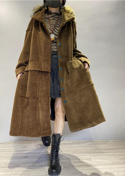 Luvik | Kahvilalaukut Napin Köysi-Rento Pitkä Hihainen Takki