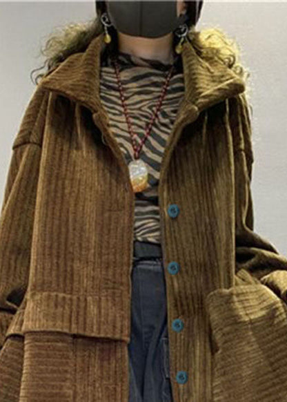 Luvik | Kahvilalaukut Napin Köysi-Rento Pitkä Hihainen Takki