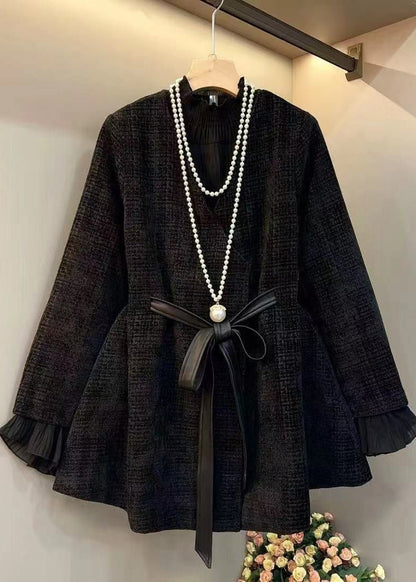 Luvik | Lila V-Cou Solmio Villakangastakit Paksu