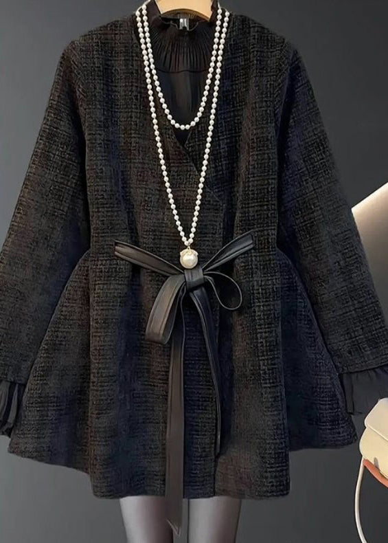 Luvik | Lila V-Cou Solmio Villakangastakit Paksu