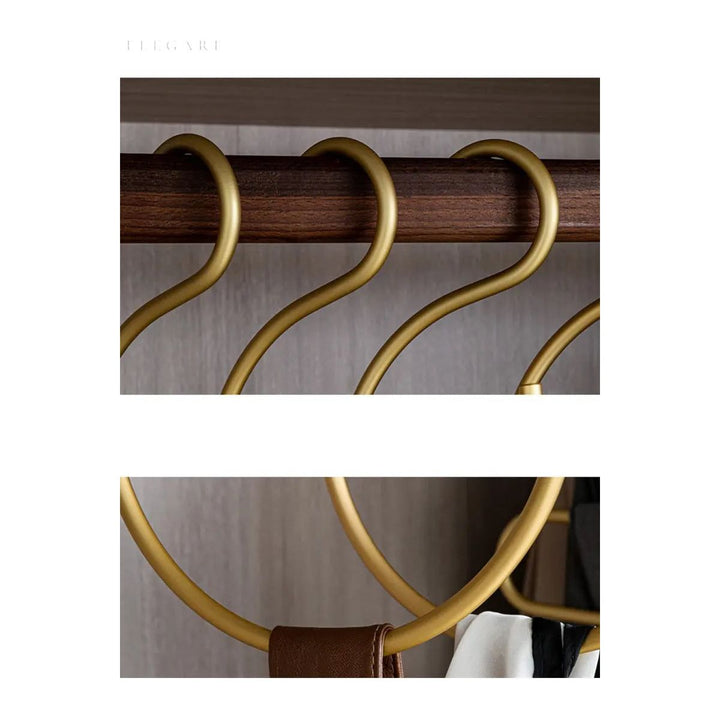 HangStruct – S-formede metallklestativer (sett med 5) for plassbesparende | Luvikno
