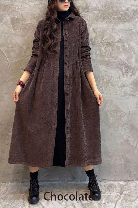 Luvik | svart og grønn corduroy-jakke Dametykke motjakker inspirert