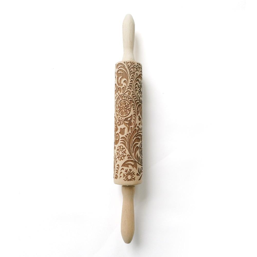 Embossed Holiday Rolling Pins | Luvikno