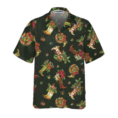 Luvik | Joulun cowboy-saappaat Joulun hawaijipaita, joululahja