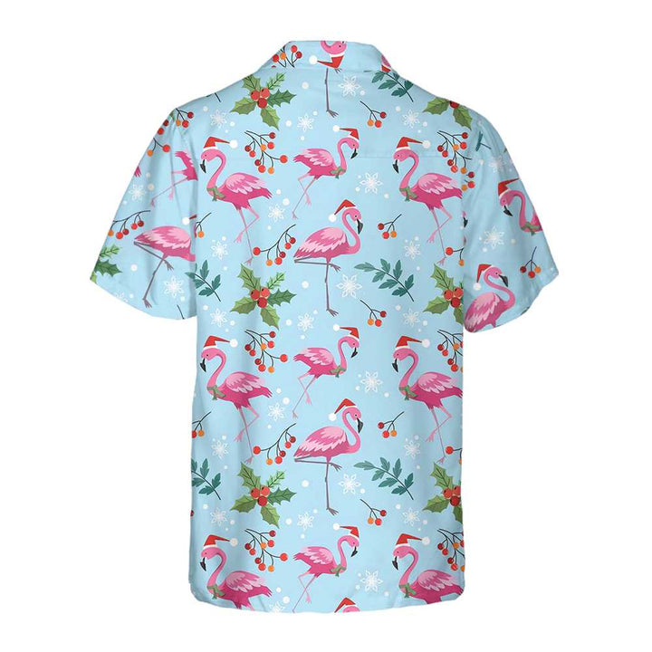 Luvik | Uten søm jule-sommer t-skjorte, jule flamingo t-skjorte, det beste julegaveideen