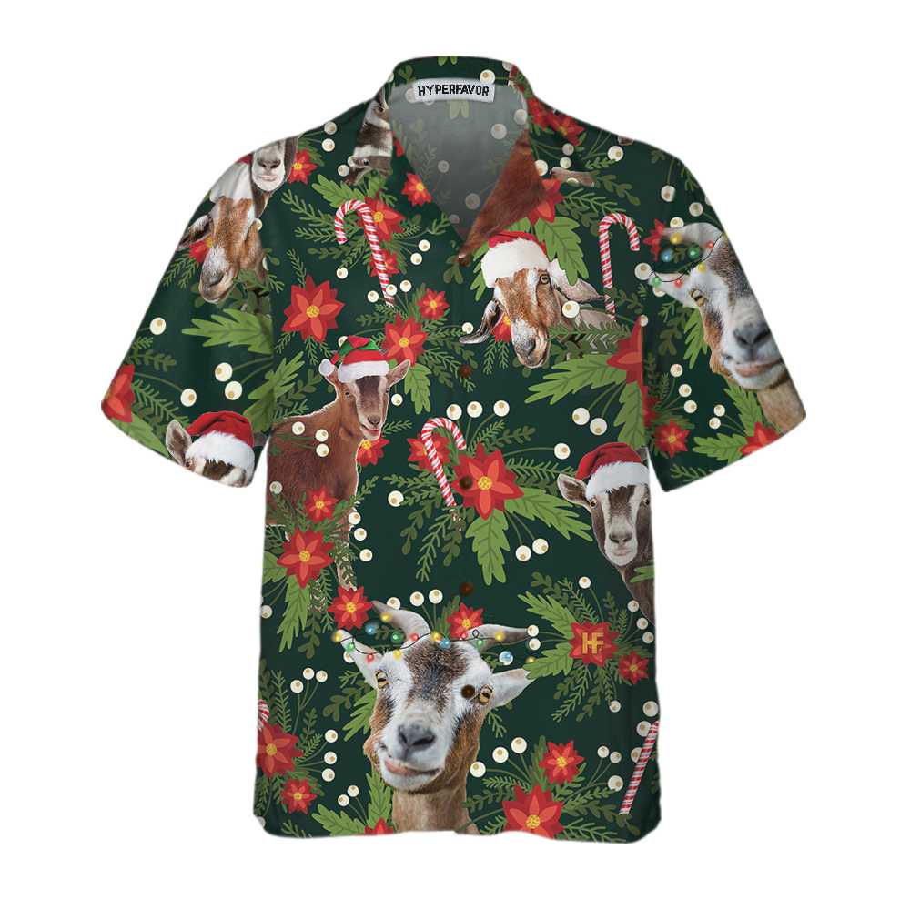 Luvik | Jule-stjerne-utstyrt juleelg Hawaii-skjorte, Morsom juleelg-skjorte