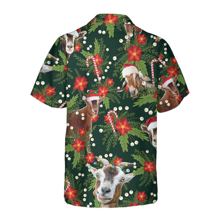 Luvik | Jule-stjerne-utstyrt juleelg Hawaii-skjorte, Morsom juleelg-skjorte