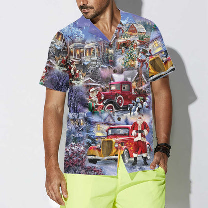 Luvik | Joulu on parempi Hod Rod - Hawaiian shirt, funny Christmas shirt, unique Christmas gift idea