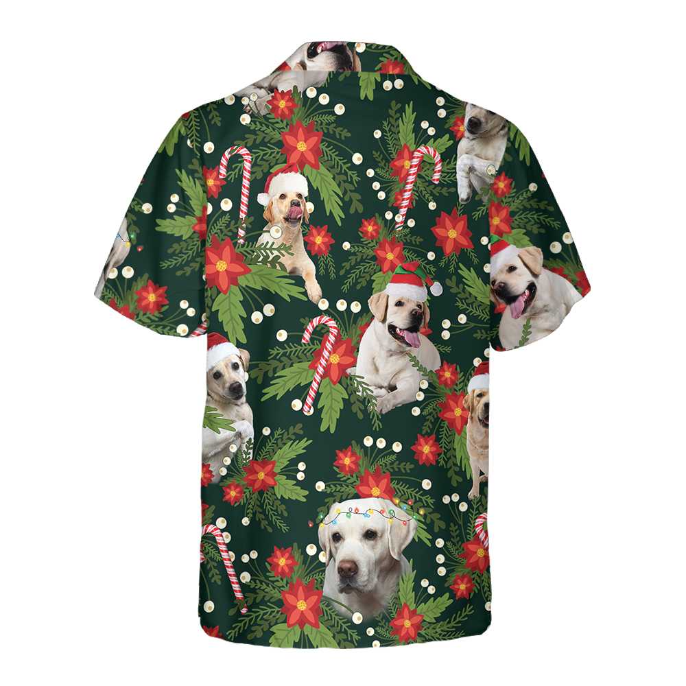 Luvik | Jul Labrador Retriever collegegenser med julekors, morsom Labrador t-skjorte for menn og kvinner