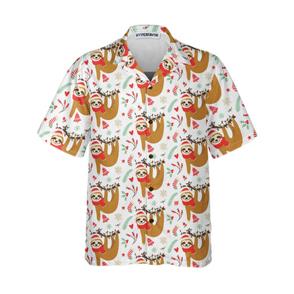Luvik | Joulun laiskiaisen Hawaii-paita, hauska joulupaita laiskiaiselle, paras lahja jouluun