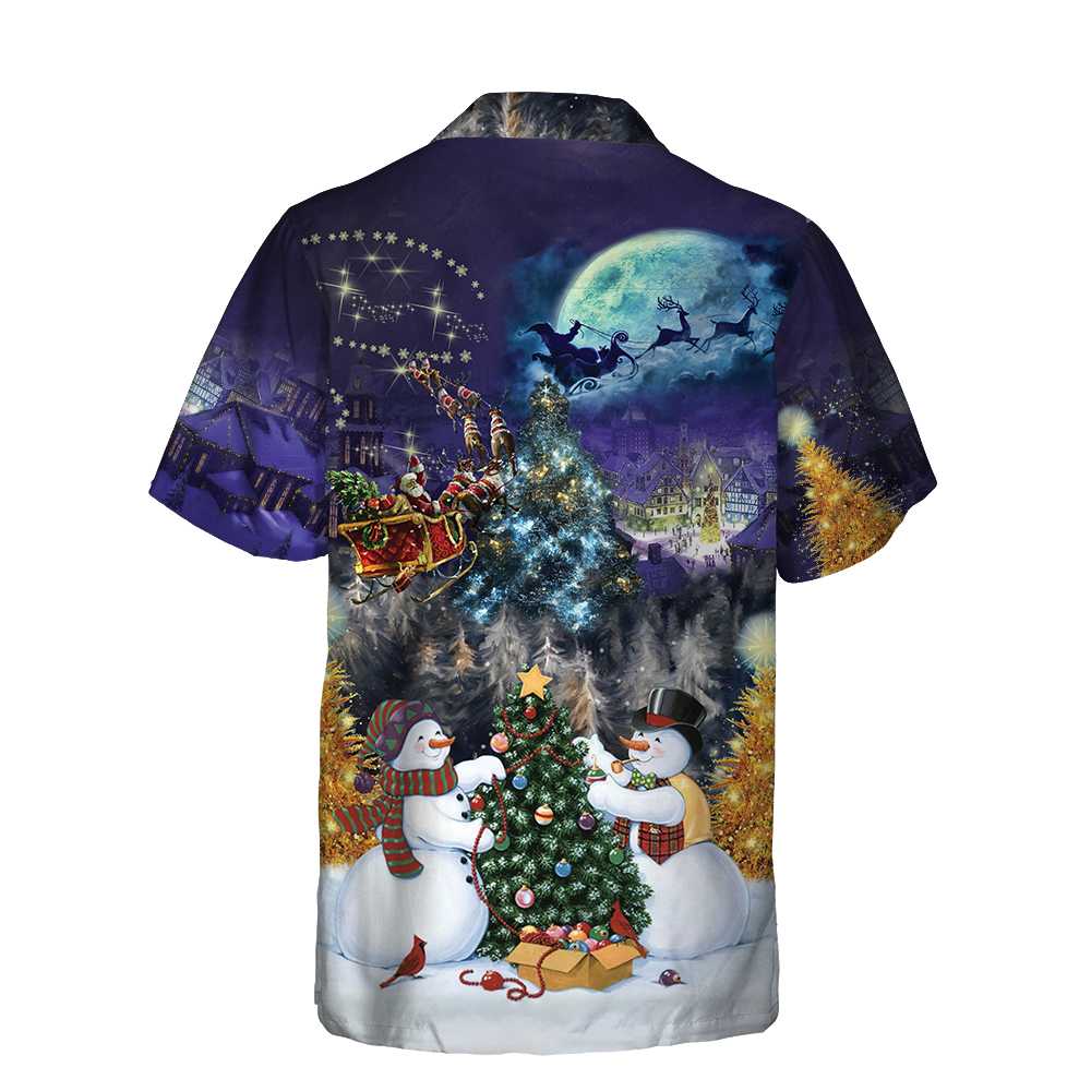 Luvik | Joulunvietto perheen kanssa Havaijipaita, hauska joulupaita, paras joululahjaidea