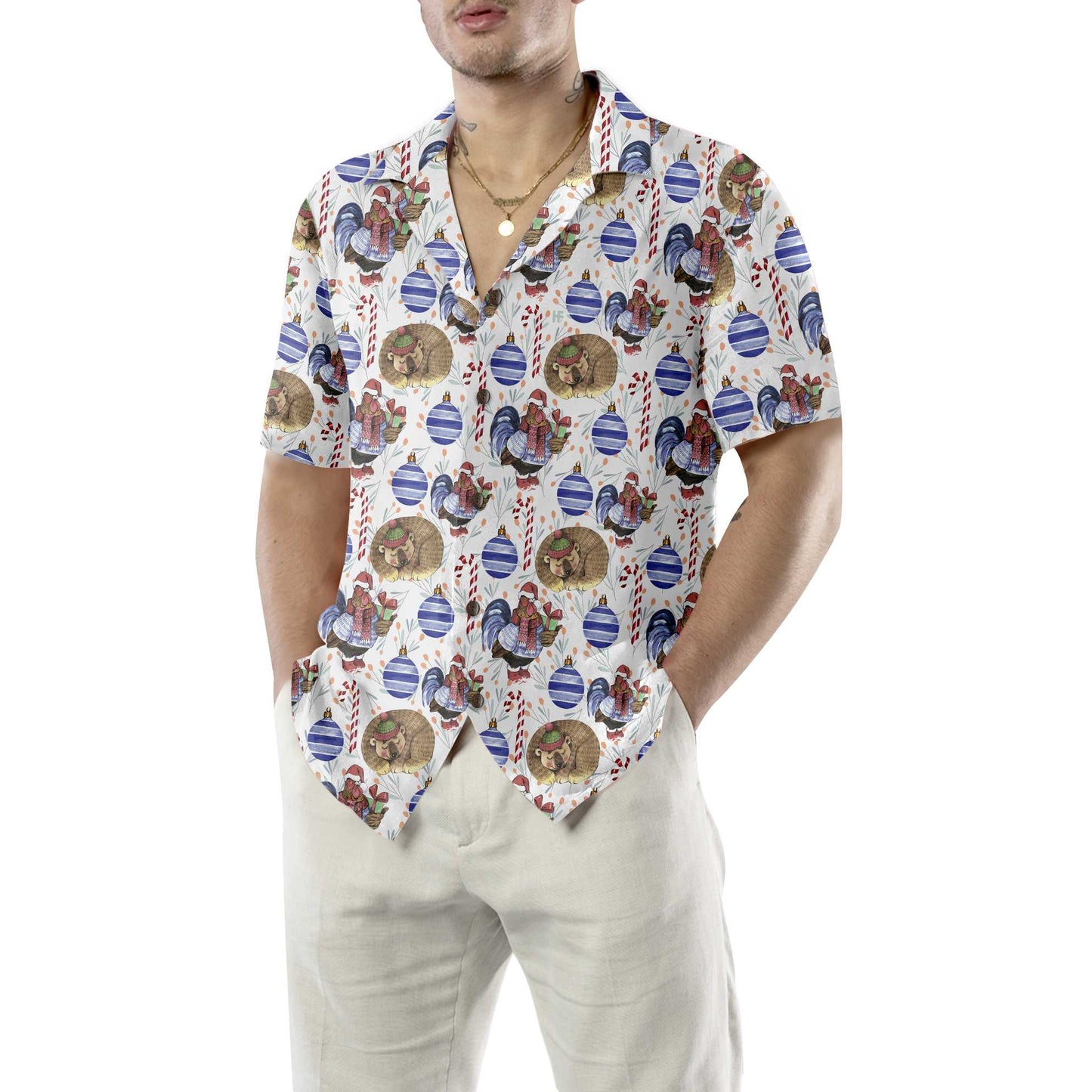 Luvik | Havaijin joululoma-ikonit-paita, hauska joulupaita, joululahja