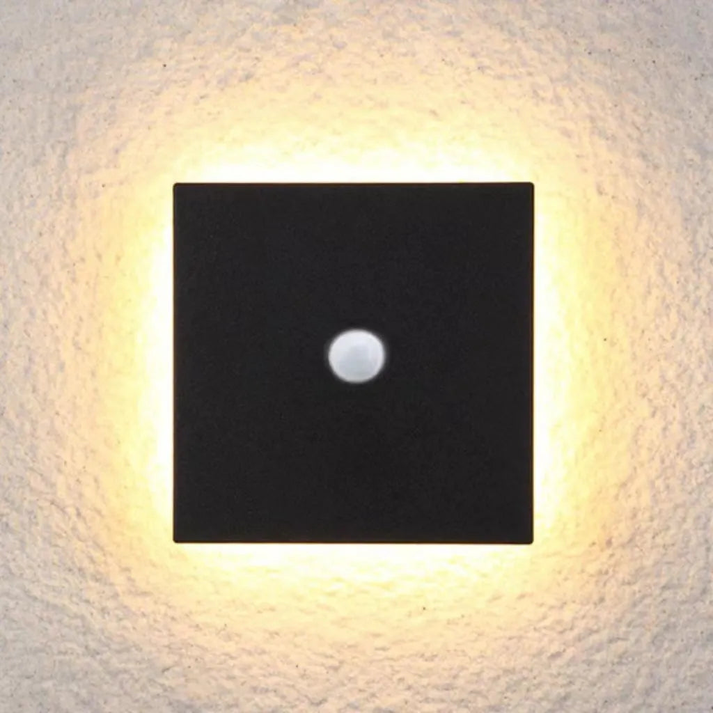 Vegglampe Moderne Svart Utendørs LED Lampe Luvikno