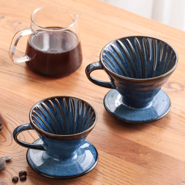 V60 Keramisk Dripper – Perfekt for kunstnerisk kaffebrygging hjemme | Luvikno