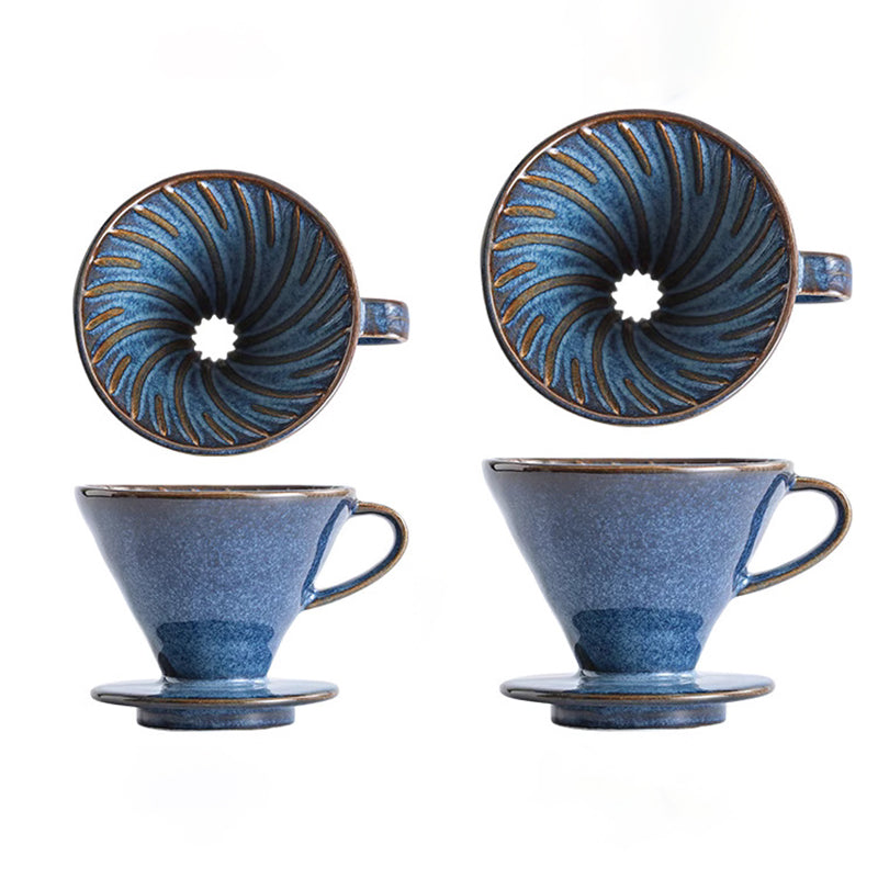 V60 Keramisk Dripper – Perfekt for kunstnerisk kaffebrygging hjemme | Luvikno