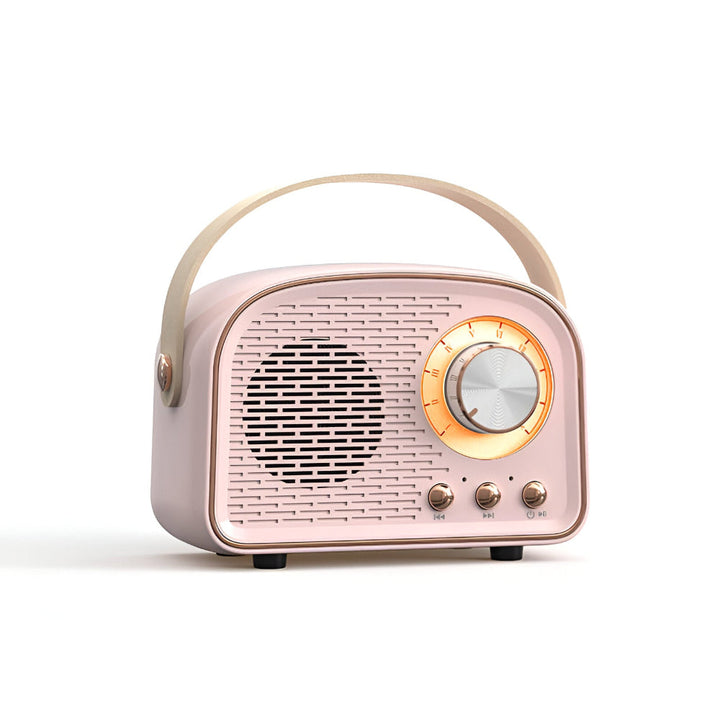 SoundRetro Bluetooth-høyttaler – Trådløs vintage-høyttaler med dyp lyd og retro design | Luvikno