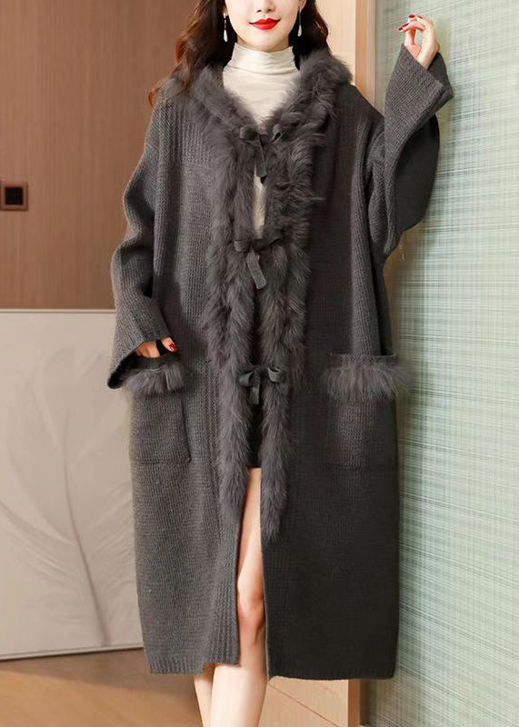 Luvik | Graufuchs-kauluri ja nauhat päällystekangasta neuleet talvelle