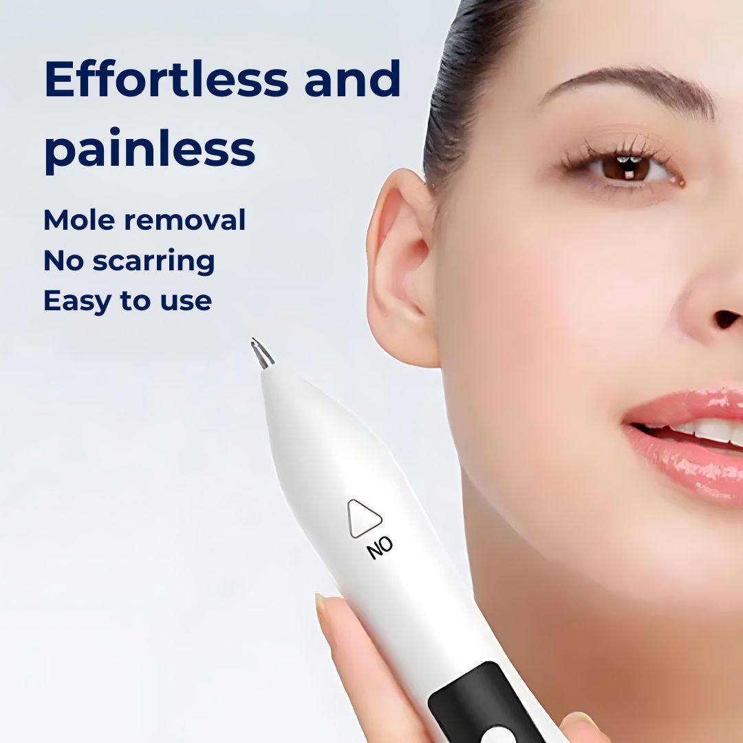 DermaGlow | Mole Removal Pen – Ikke-invasiv plasma – Trådløs & oppladbar – Hjemmebehandling for hudflikker & fregner Luvikno