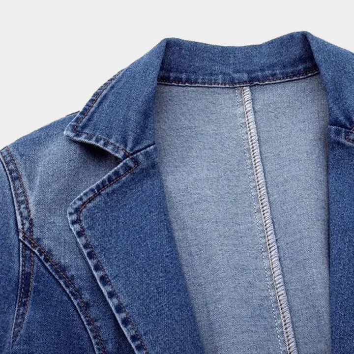 Luvik | slim denim puku yhdellä napilla