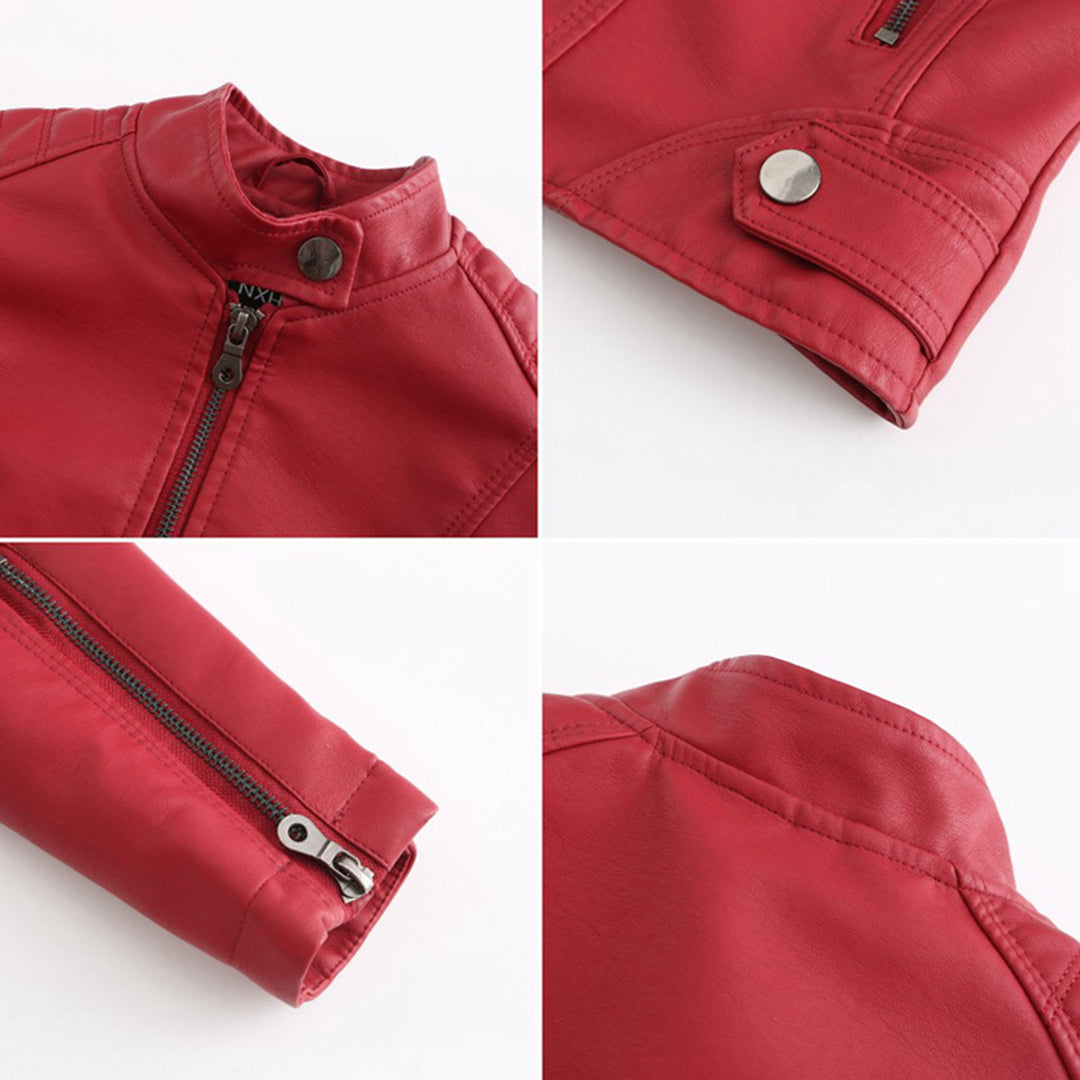 Luvik | Klassinen Biker-takki Nahasta