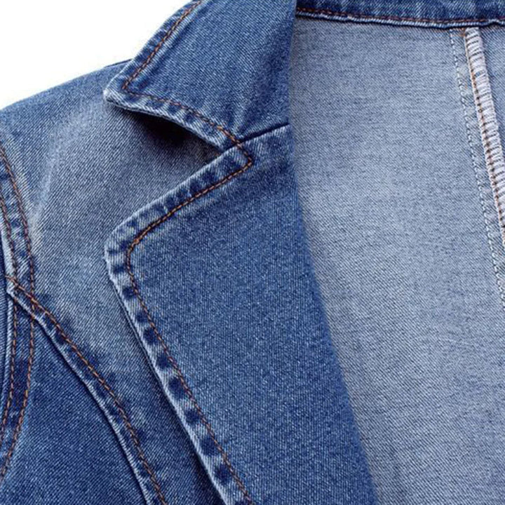 Luvik | slim denim puku yhdellä napilla