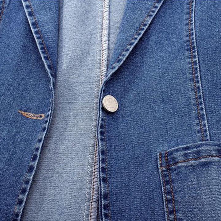 Luvik | slim denim puku yhdellä napilla
