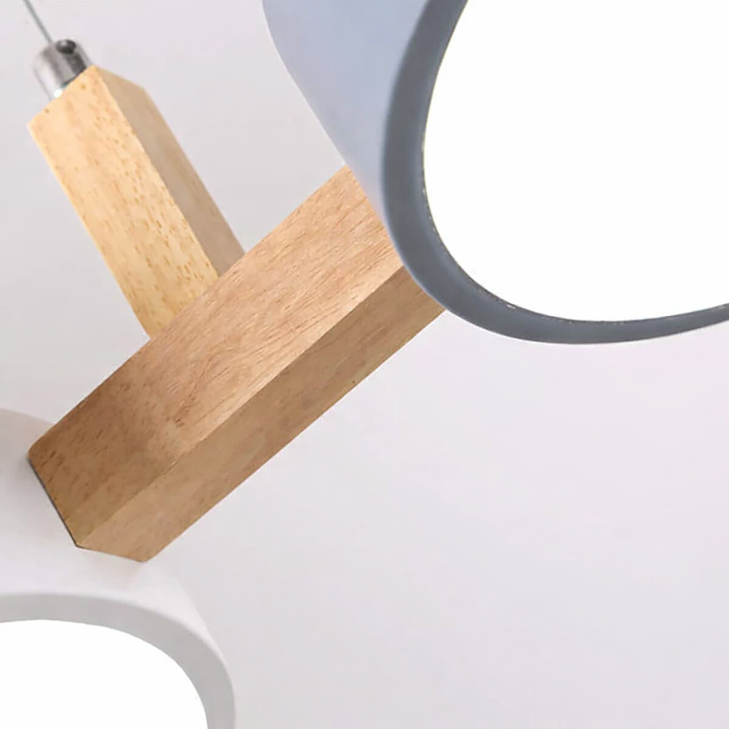 Nordic Multi-Light Cylinder Pendant Ceiling Light for Dining Room | Luvikno