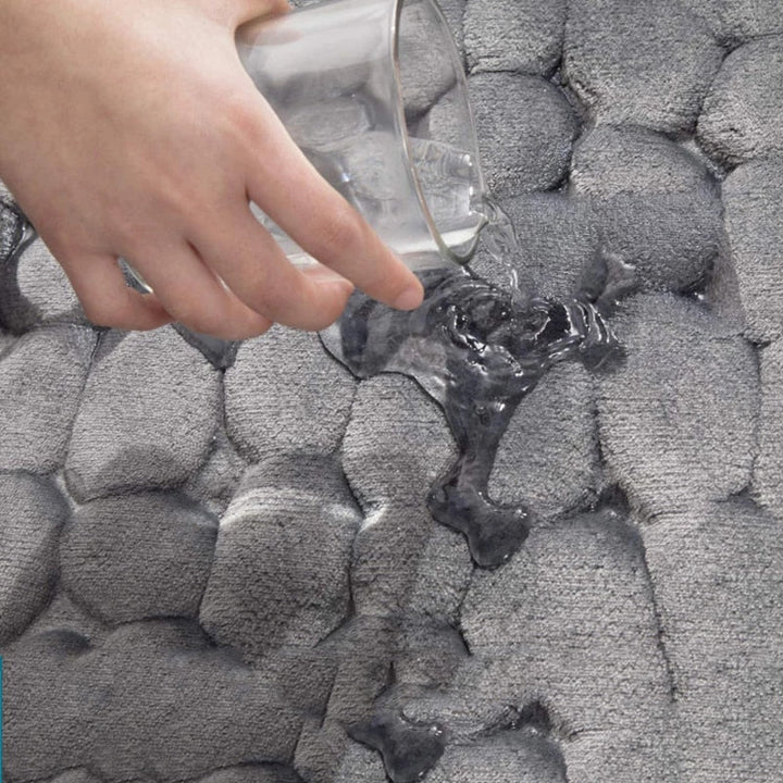 Absorberende 3D Badematte | Luvikno