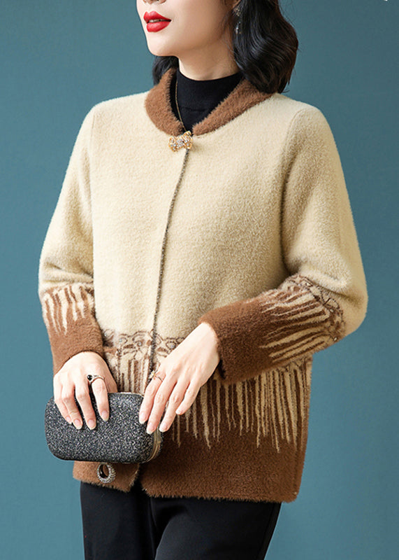 Luvik | Knapp mink hår ullundertøy lange ermer