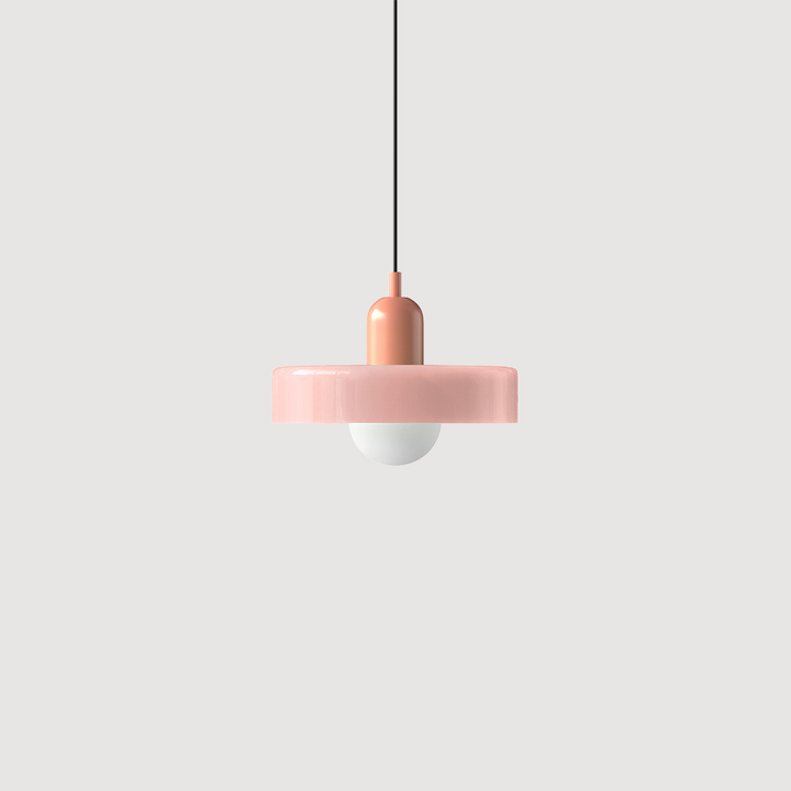 Bauhaus Inspirert Fargerik Glass Pendellampe Luvikno