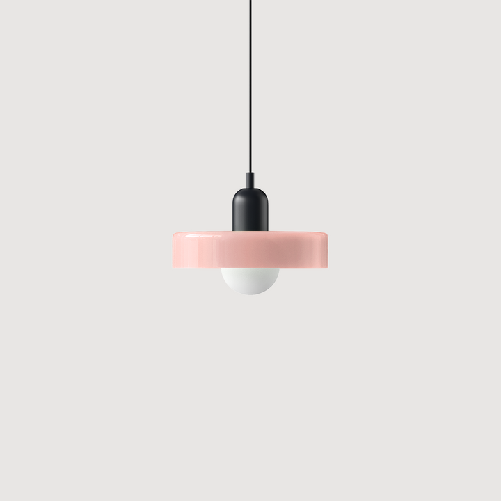 Bauhaus Inspirert Fargerik Glass Pendellampe Luvikno