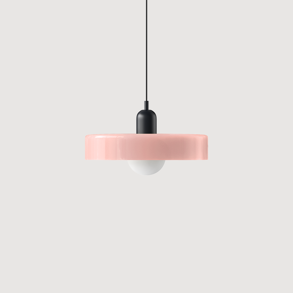 Bauhaus Fargerik Glass Pendelampe - Moderne Designlampe for Stue og Spisestue | Luvikno
