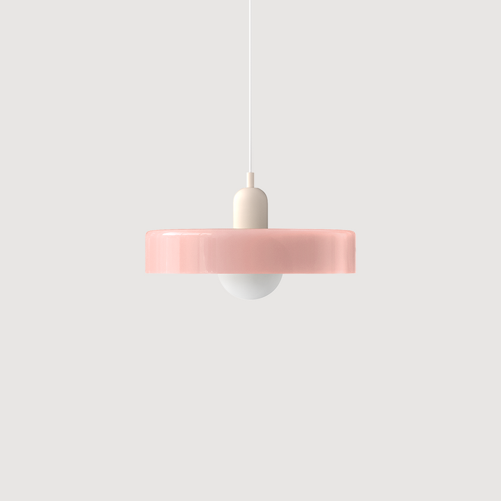 Bauhaus Fargerik Glass Pendelampe - Moderne Designlampe for Stue og Spisestue | Luvikno