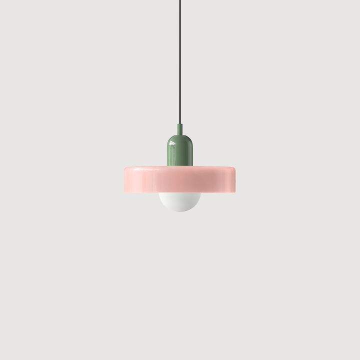 Bauhaus Fargerik Glass Pendelampe - Moderne Designlampe for Stue og Spisestue | Luvikno
