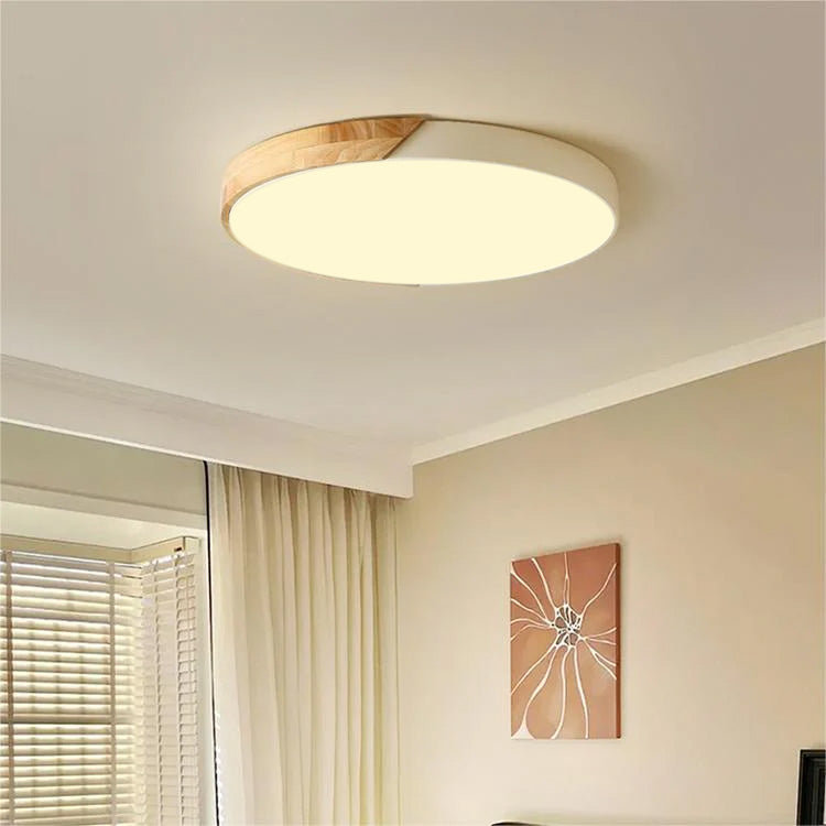 Fargerik Rund LED Taklampe | Luvikno