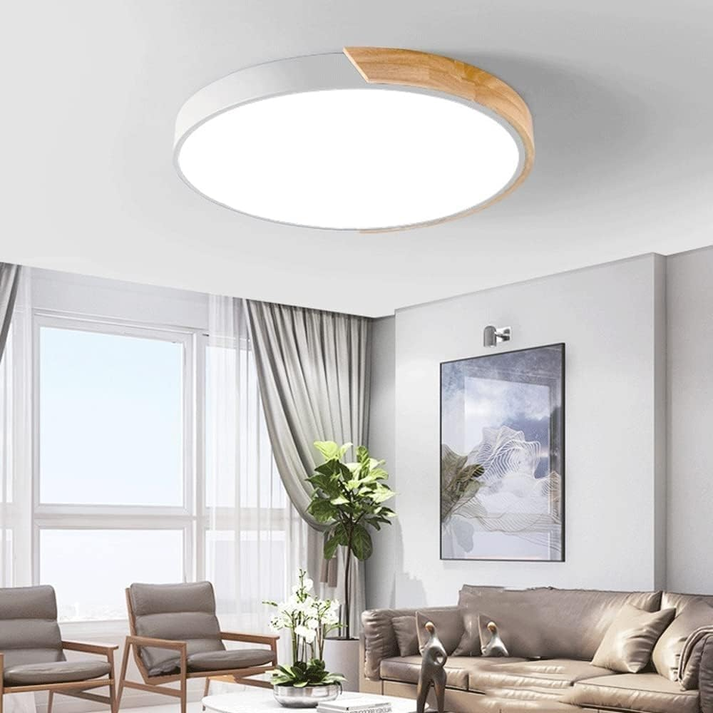 Fargerik Rund LED Taklampe | Luvikno