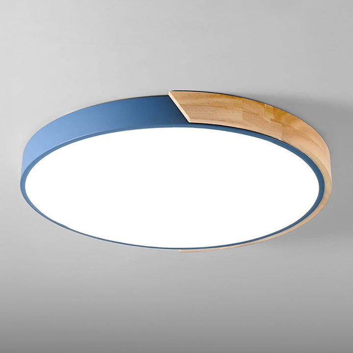Fargerik Rund LED Taklampe | Luvikno