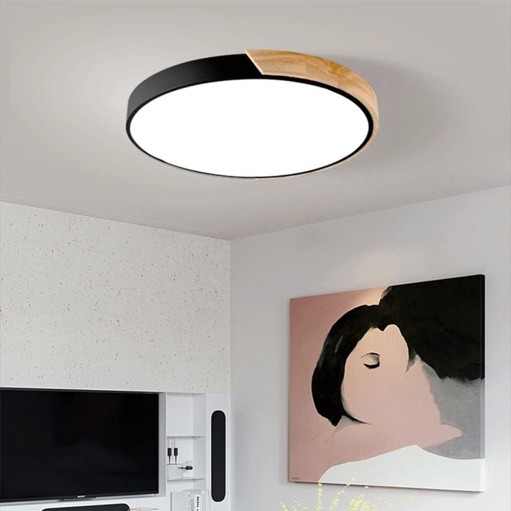 Fargerik Rund LED Taklampe | Luvikno